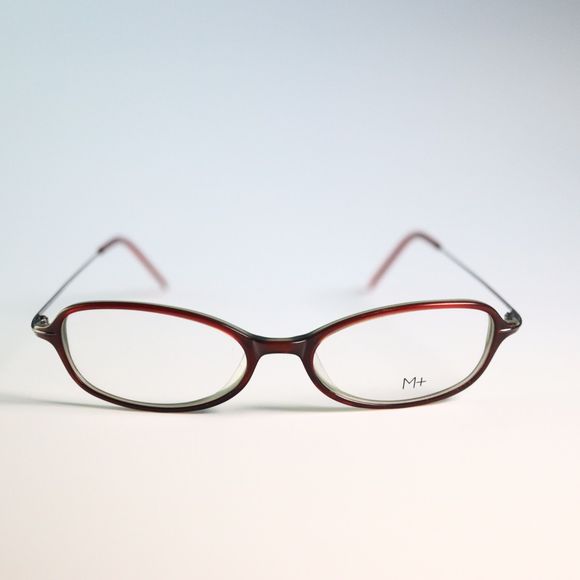M+ mod.2013 203 49-16 140 red slim eyeglasses eyewear oval frame N14 - Picture 1 of 9